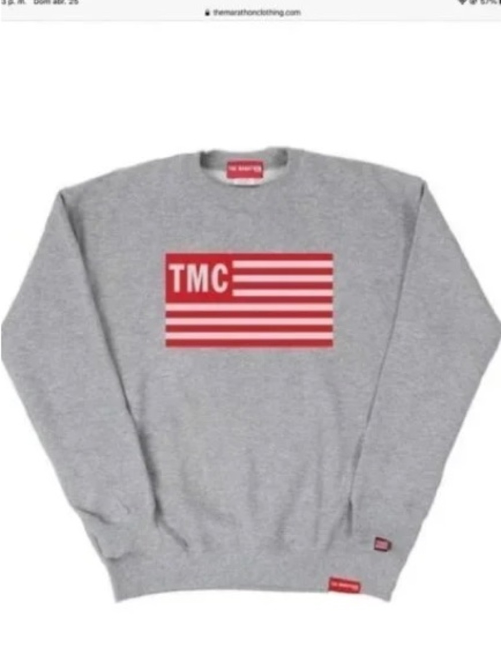 The Marathon Clothing TMC Flag Men’s Crewneck Long Sleeve Crewneck.